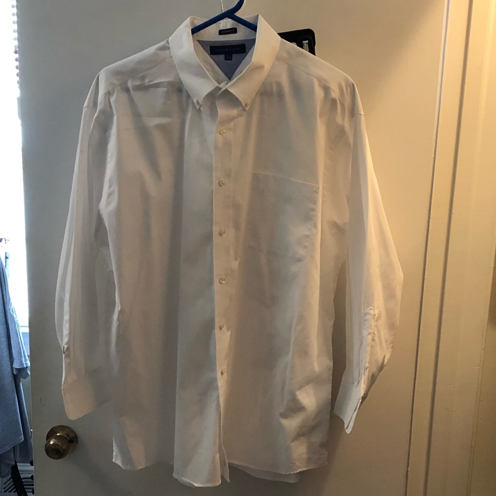 Tommy Hilfiger classic white button down shirt